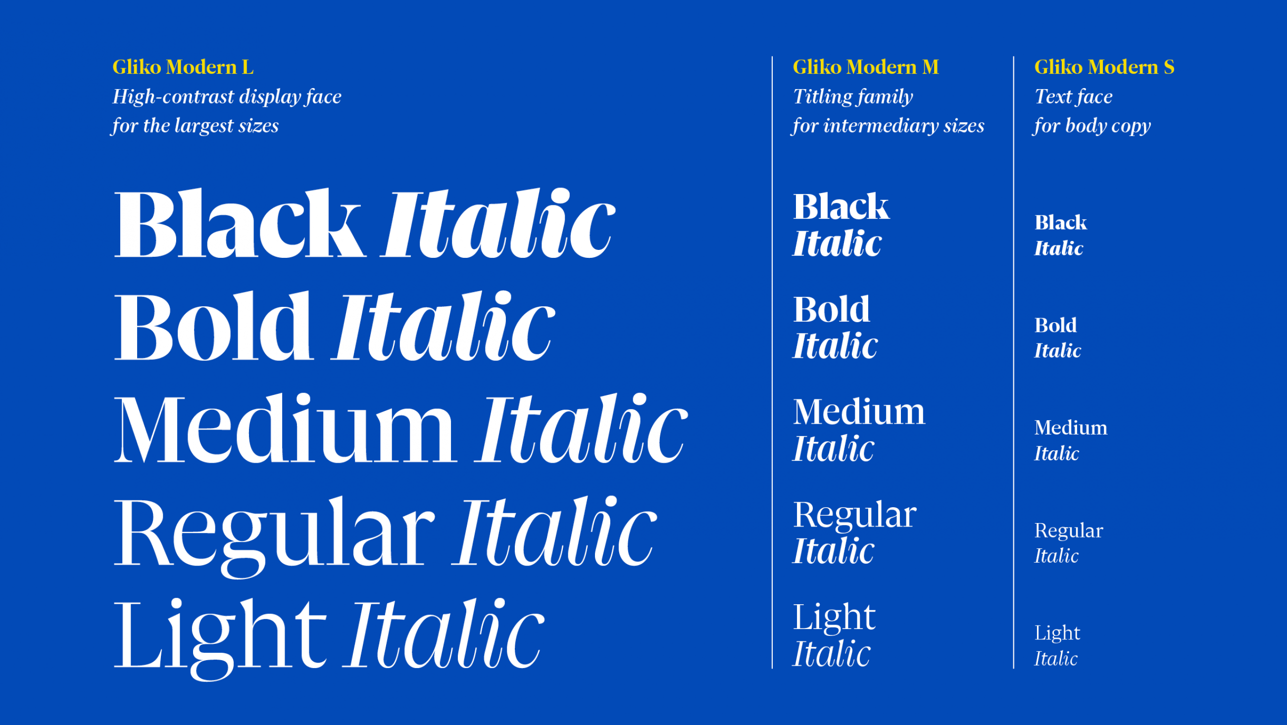 L Typefaces Typefaces